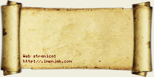 Jovana Laković vizit kartica